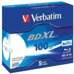 Verbatim BD-R XL 100GB 4x, jewel, 5ks (43789) – Hledejceny.cz