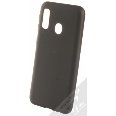 Pouzdro Forcell Jelly Matt Case TPU ochranné silikonové Samsung Galaxy A20e černé – Zbozi.Blesk.cz