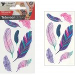 Anděl Tetovací obtisky 10,5 x 6 cm pírka – Hledejceny.cz