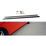 Maxton Design difuzory pod boční prahy pro Škoda Rapid, černý lesklý plast ABS | Zboží Auto