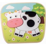 Jouéco the Wildies Family dřevěné mini puzzle Tiger – Zboží Dáma