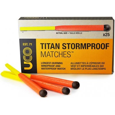 UCO Gear UCO TITAN Stormproof Matches 25 ks – Zboží Mobilmania