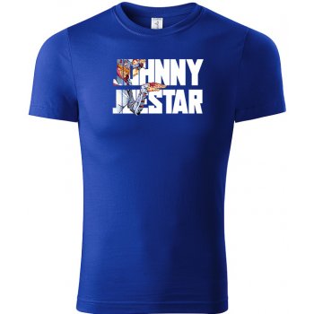 JoJo's Bizarre Adventure tričko Johnny Joestar modré