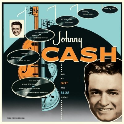 With His Hot Blue Guitar - Johnny Cash LP – Zboží Mobilmania