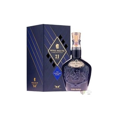 Chivas Regal Royal Salute „ Signature blend Ultimate tribute ” aged 21 years whisky 40% vol. 0.70 l