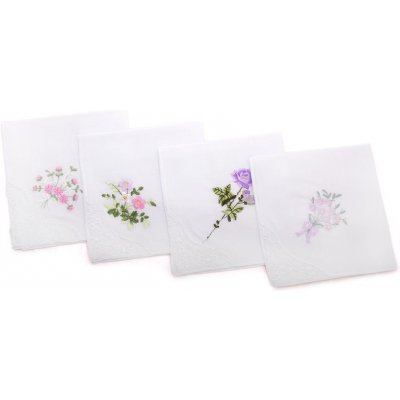 Etex dámský luxusní kapesník bílý bez vyšívky L28 – Zboží Mobilmania