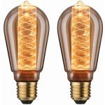 Paulmann Inner Glow Edition sada LED žárovka E27 230V 2x4W 1800K zlatá spirála ST64 – Hledejceny.cz