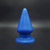 Anální kolík Topped Toys The Grip 106 Blue Steel, prémiový silikonový anální kolík 18 x 8,6 cm
