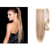 Příčesek do vlasů CLIP IN CULÍK 100% LIDSKÉ REMY VLASY 60CM PŘÍRODNÍ BLOND