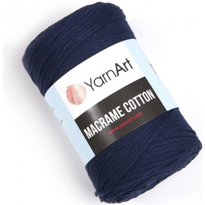 Yarn Art Macrame Cotton 784 tmavě modrá – Hledejceny.cz