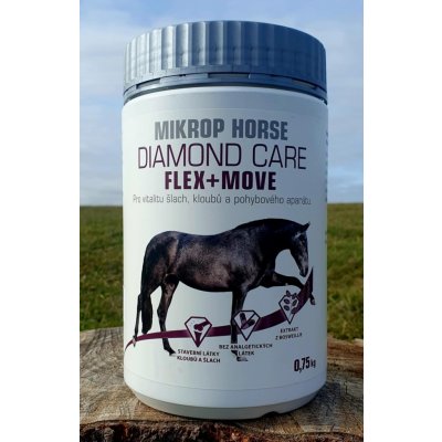 MIKROS Horse Diamond Care Flex + Move Doplňkové krmivo pro vitalitu pohybového aparátu 0.75 kg – Zboží Dáma