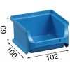 Úložný box Allit Plastové boxy na drobný materiál 102x100x60 mm modré