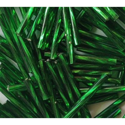 Preciosa čípky 25 mm kroucené emerald (57060), 50 g – Hledejceny.cz