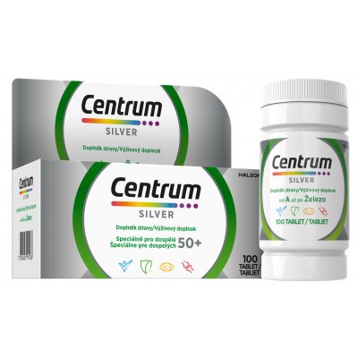 Centrum Silver 50+ s Multi-Efektem 100 tablet – Zbozi.Blesk.cz