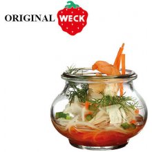 Weck servírovací baňatá s víkem 220 ml 6 cm 6,6 cm