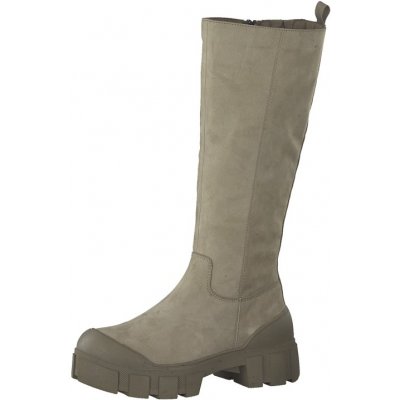 Caprice Kozačky z broušené kůže 9-9-26605-29-317 béžové – Zboží Mobilmania