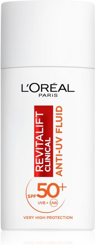 L’Oréal Paris Revitalift Clinical denní pleťový fluid s SPF 50+ a vitaminem C SPF 50+ 50 ml