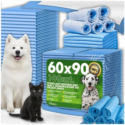 Mersjo Absorpční podložky pro zvířata XL 60 x 90 cm 100 ks – Zbozi.Blesk.cz