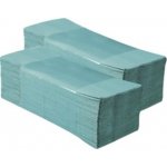 Eurokraft Ekonom PZ71 Skládané ručníky recyklovaný papír 1 vrstva zelená bal.j. 20 balení po 250 ks – Zboží Dáma