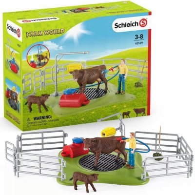Schleich Happy Cow Wash 42529 – Zboží Mobilmania