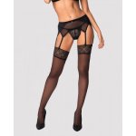 Obsessive Shibu Stockings Black – Zboží Mobilmania