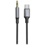 Swissten 73502309 USB-C (M) - 3.5mm Jack, 1,5m, černý – Sleviste.cz
