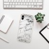 Pouzdro a kryt na mobilní telefon Apple Pouzdro iSaprio iPhone XS White Marble 01