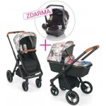 ZOPA Set židlička Inspira + novorozenecký set Berry Black – Zboží Dáma