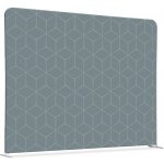 Jansen Display Potištěná látková dělící stěna 150-150 Oboustranný Hexagon šedý, 1500 x 1500 mm – Zboží Živě