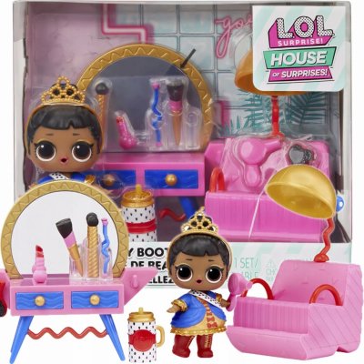 LOL Surprise! Nábytek s panenkou série 6 Salón krásy & Her Majesty – Zboží Mobilmania