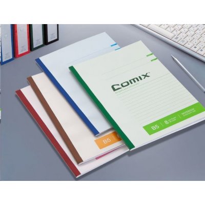 Comix C4508 poznámkový blok červená B5 – Zboží Mobilmania