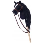 Kůň na tyči hobby horse HOPPIHORSE velikost A4 černý – Sleviste.cz