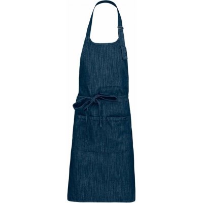 Kariban Zástěra s laclem "Sommelier" 60-denim – Hledejceny.cz