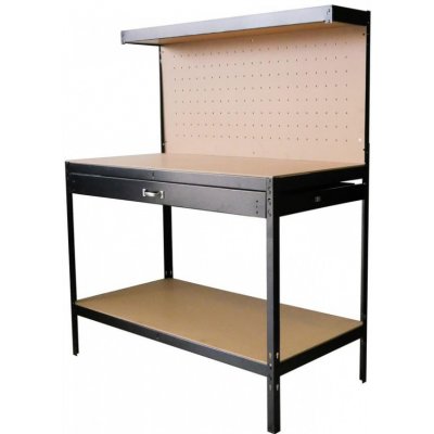 Pracovní stůl se zásuvkou, Racks DWB60, Max. 230 kg | 120 x 60 x 150 cm