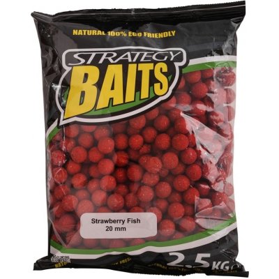 STRATEGY BAITS Boilies 2,5kg 20mm Strawberry Fish