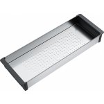 Odkapávací miska do velké komory dřezu FRANKE 112.0066.060, 156 mm x 417 mm, nerez / černý plast – Hledejceny.cz
