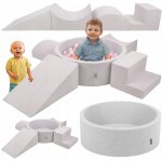 KiddyMoon PPZP-OK30D-115 suchý bazén + 200 míčků – Hledejceny.cz