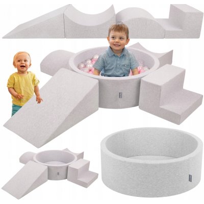 KiddyMoon PPZP-OK30D-115 suchý bazén + 200 míčků – Hledejceny.cz