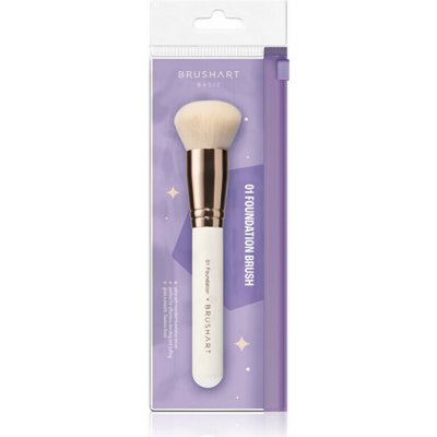 BrushArt Basic Foundation brush štětec na make-up 1 ks – Zboží Dáma