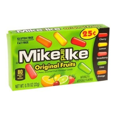 Mike and Ike bonbonky s ovocnými příchutěmi 22 g