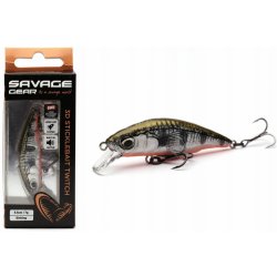 Savage Gear 3D STICKLEBAIT TWITCH 4,5cm 4g SINKING OLIVE SMOLT