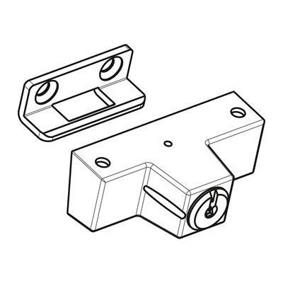 Roto otočný zámek šroubovací, bez klíče, bílý – Hledejceny.cz