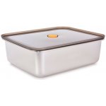 GOURMET nerezová hermetická dóza na potraviny se silikonovým těsněním 2,3 l – Zboží Mobilmania