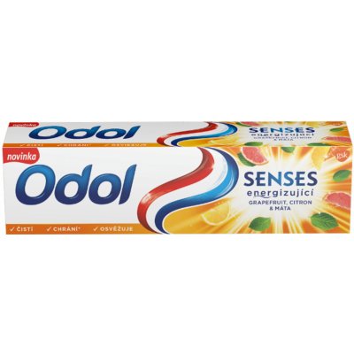 Odol Senses Energizující grep citron a máta zubní pasta 75 ml – Zboží Mobilmania