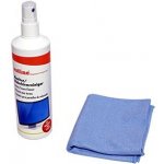 ROLINE Čistící sada na LCD obrazovky, 250 ml roztok (rozprašovač) + utěrka z mikrovlákna 40x40 cm – Sleviste.cz