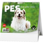 Stolní Baloušek IDEÁL Pes věrný přítel /s psími jmény/ 2026 – Sleviste.cz