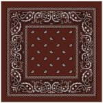 Woodrow Bandana šátek hnědá – Zboží Dáma