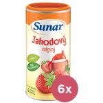 Sunárek Rozpustný nápoj jahodový 6 x 200 g – Zbozi.Blesk.cz