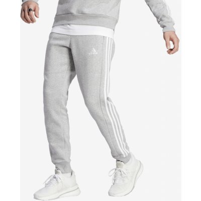 adidas Essentials Fleece 3-Stripes Cuff IJ6494 šedá – Zboží Dáma