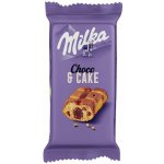 Milka Cake & choc jemné pečivo s kousky mléčné čokolády a čokoládovou náplní 35 g – Sleviste.cz